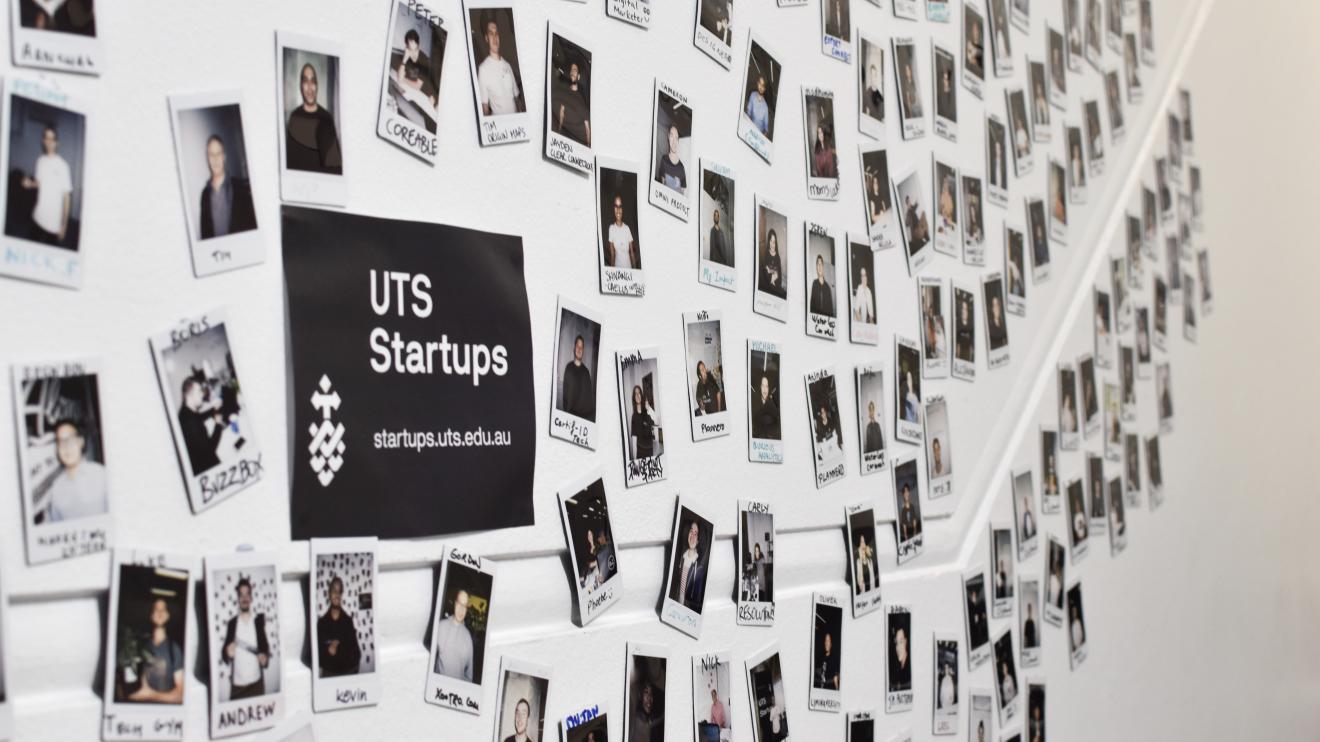 Polaroids of UTS Startups Community members