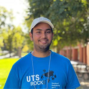 A portrait of Dhruv Johri, UTS Business and Engineering student