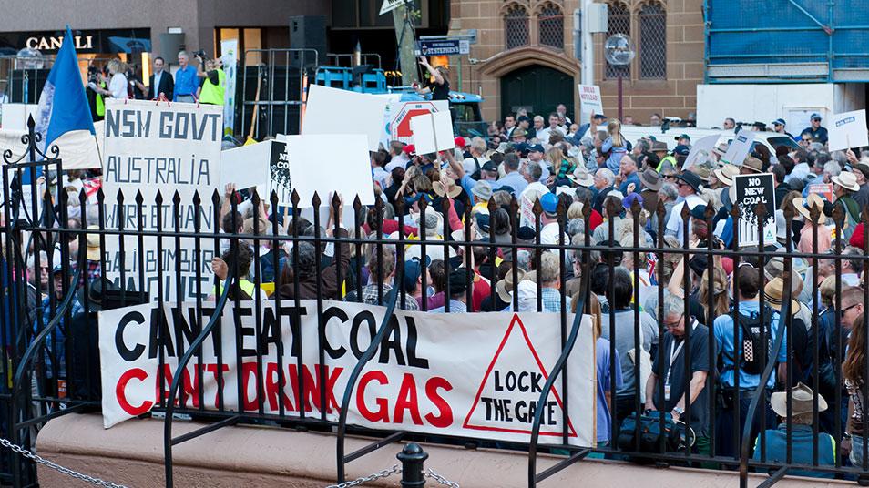 Coal and Coal Seam Gas protest