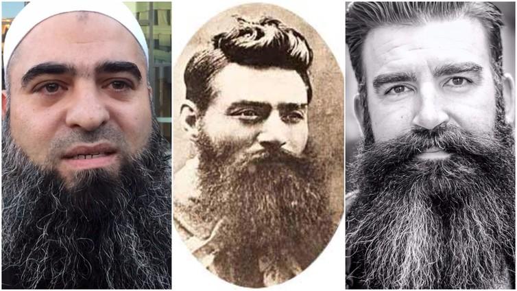 3 bearded men, Hamdi Alqudsi, Ned Kelly, and a Spanish man.