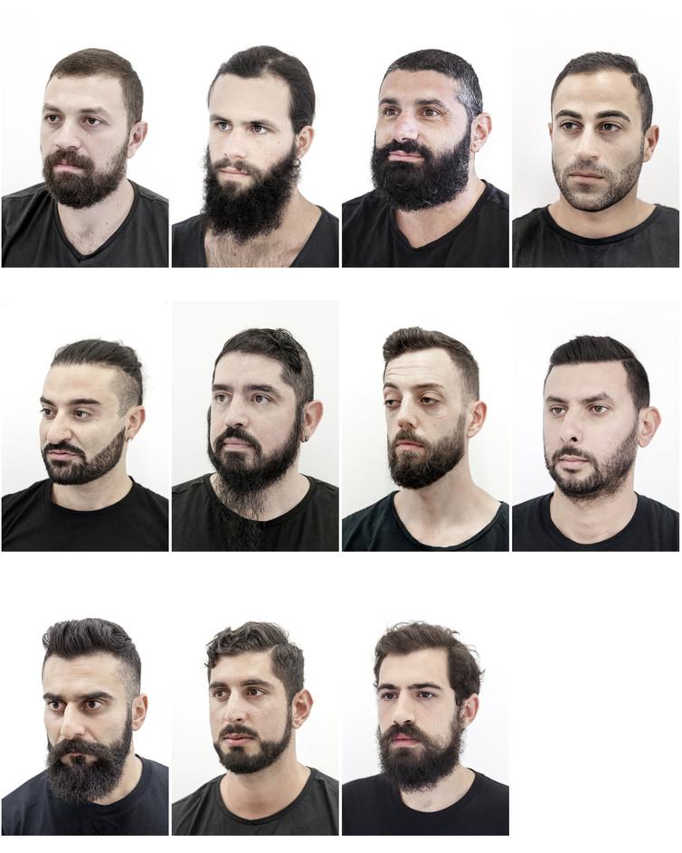 11 faces of bearded men