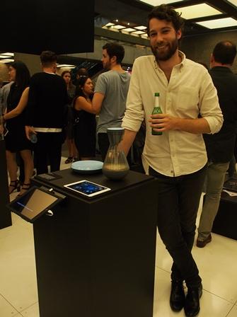 UTS Design student Nick Kewley with "Candeo", a toy based on algae
