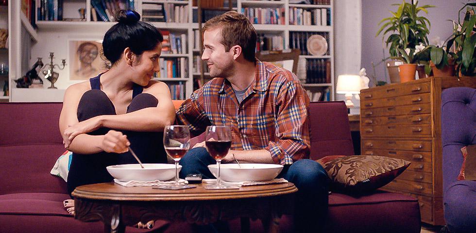 Stephanie Beatriz and Michael Stahl-David​ in "The Light of the Moon" (2017)