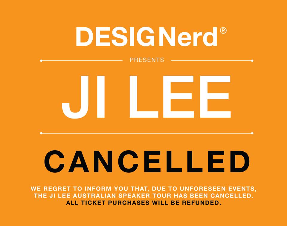 DESIGNerd presents Ji Lee - CANCELLED