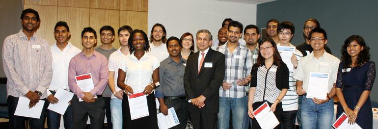 Engineering scholarship recipients for August 2013
