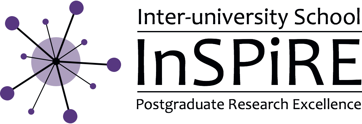 InSPiRE (Inter-university School Postgraduate Research Excellence) conference logo