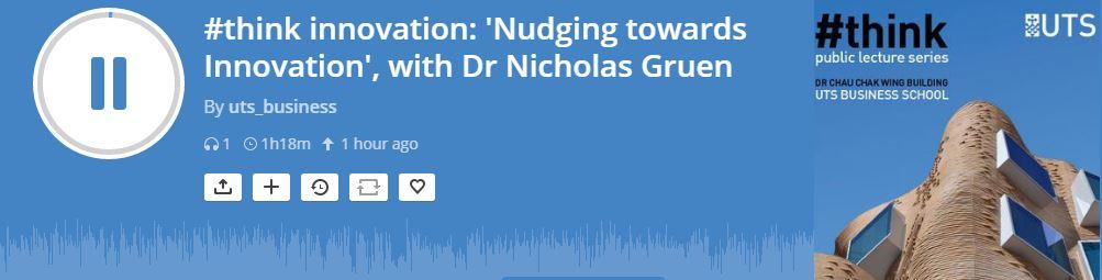 Nudging towards innovation podcast