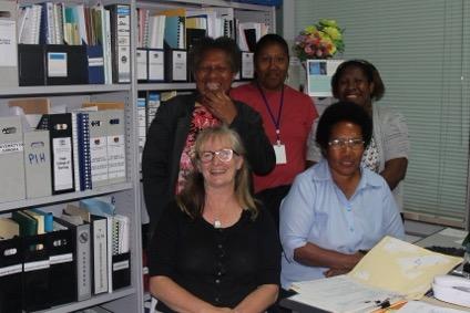 with PNG Nursing Council staff