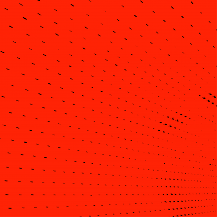 Pattern of black dots on a red background