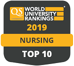 HEA QS World University Ranking by Subject 2019 Nursing Badge