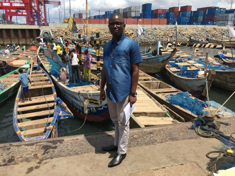 Raymond Ayilu fishing community