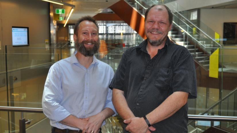 Prof Paul Kennedy (left) and Prof Daniel Catchpoole (right)