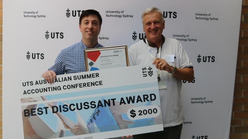 Best discussant at the 2024 UTS Summer Accounting Conference