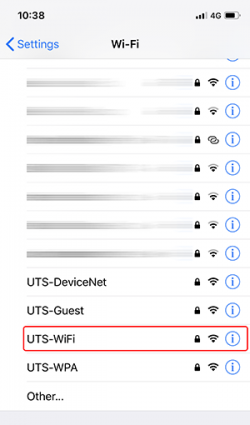 select uts-wifi