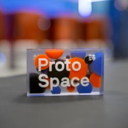 3D Printed ProtoSpace logo