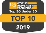 Top 10 in Top 50 under 50 - QS World University Ranking