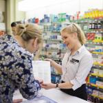 UTS Pharmacy student talks to consumer