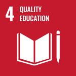 UN SDG icon: Goal 4. Quality education