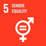 UN SDG icon: Goal 5. Gender equality
