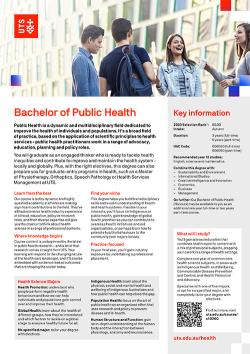 Thumbnail bachelor health science 2023 flyer