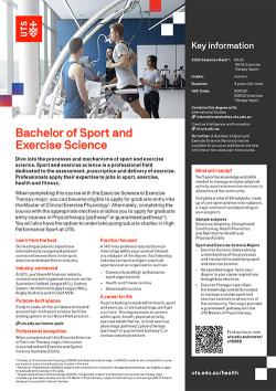 Thumbnail bachelor sport exercise science 2023 flyer