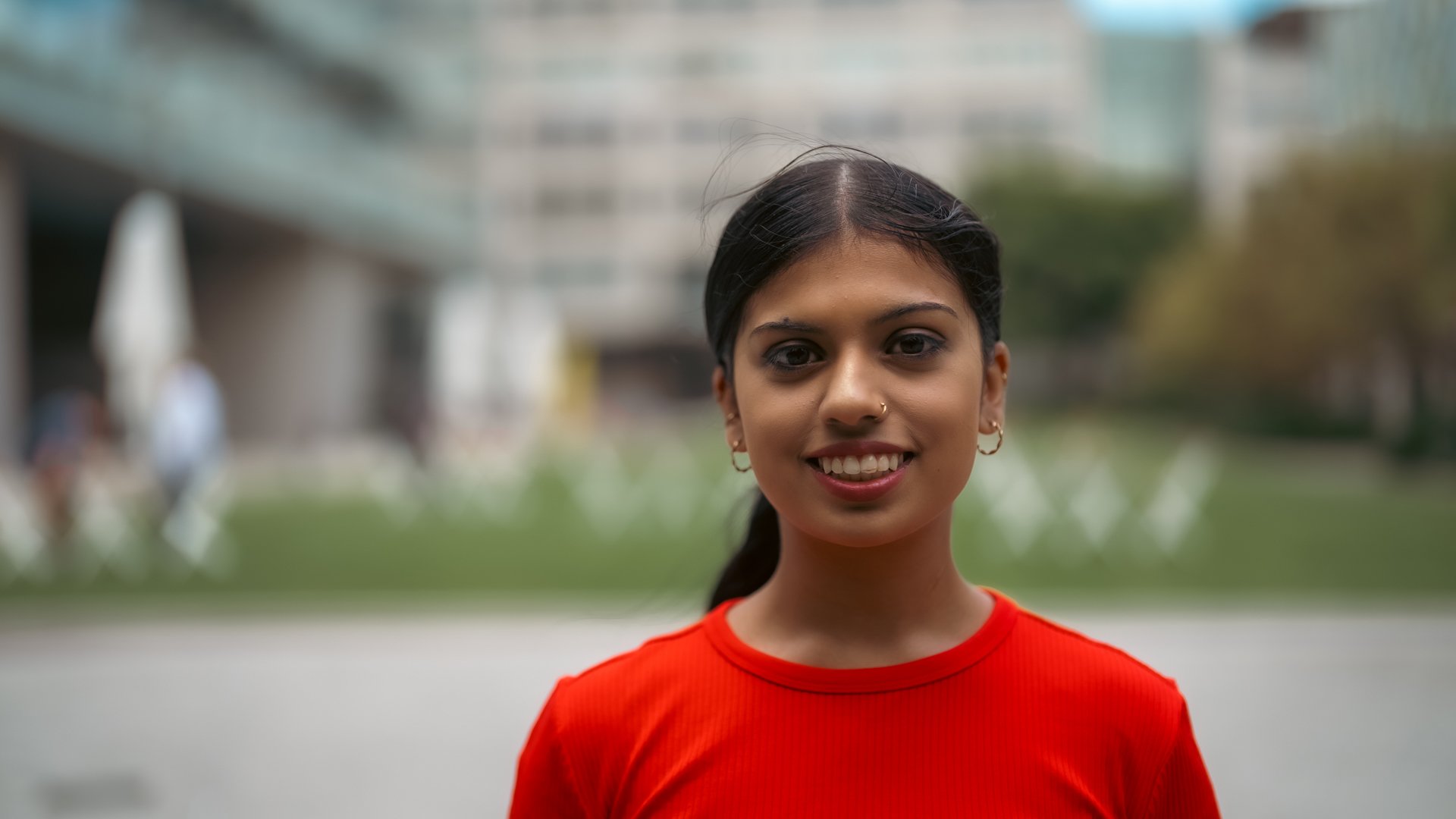 University of Technology Sydney student on campus