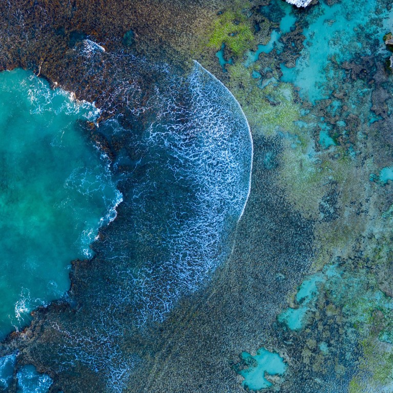Reef from above
