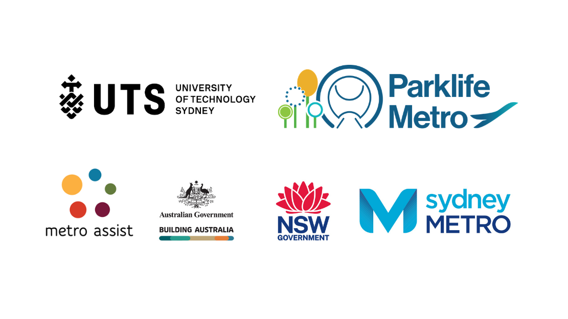 UTS, Parklife Metro, Metro Assist, Australian Government Building Australia, NSW Government, Sydney Metro.