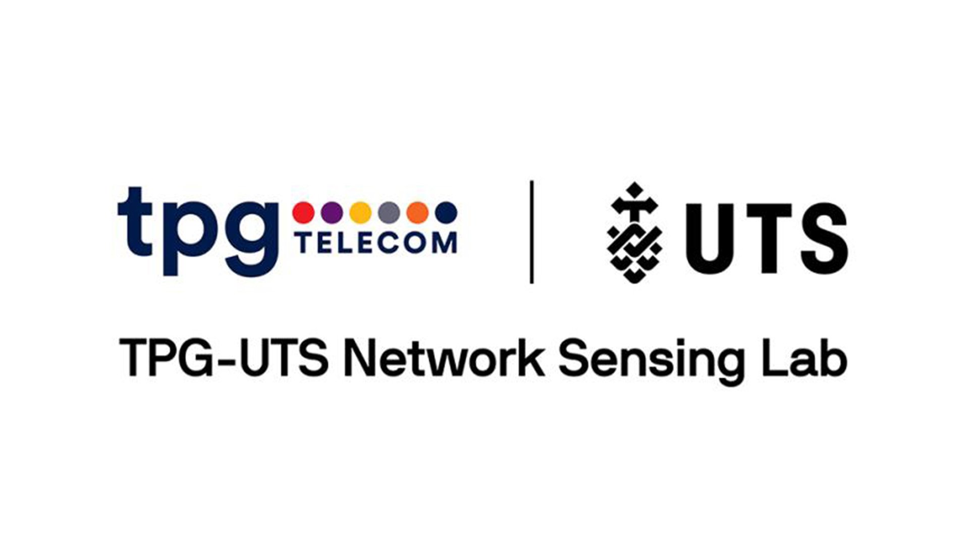 TPG Telecom and UTS logos for the TPG-UTS Network Sensing Lab