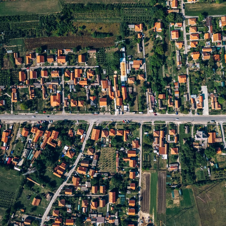 Town from above