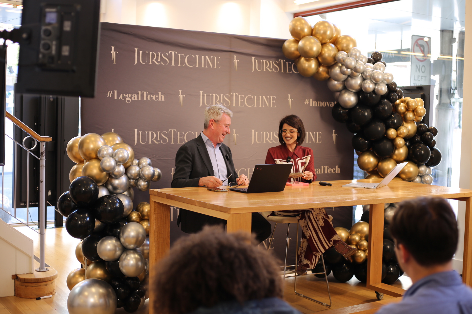 Mona Chiha at her recent JurisTechne event