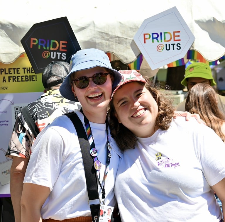 UTS staff at Mardi Gras Fair Day 2025.