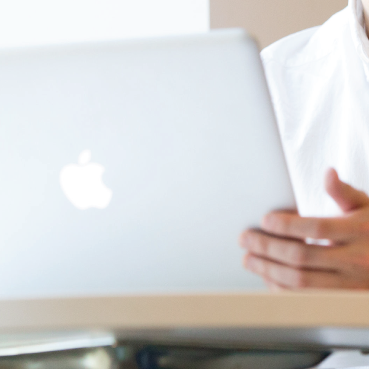 Student on laptop