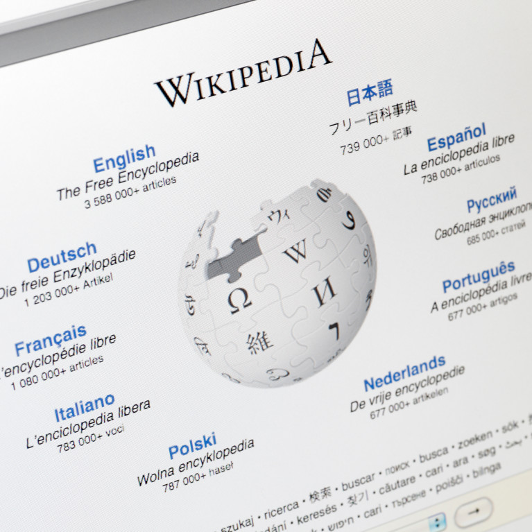 Wikipedia website homepage in Apple Safari browser
by Ryan. Picture: Adobe Stock