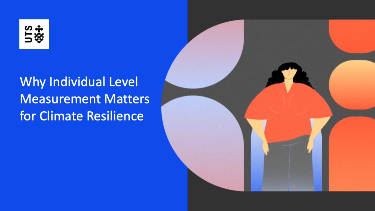 Thumbnail for video: Why Individual Level Measurement Matters for Climate Resilience