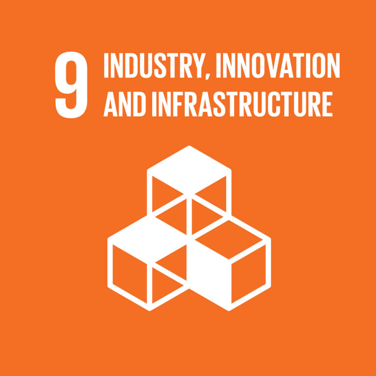 Orange background with white text and an icon of three stacked cubes. Text reads