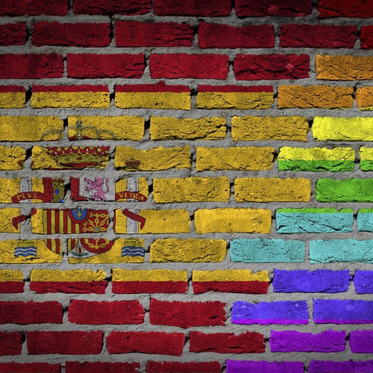 Dark brick wall - LGBT rights - Spanish flag
By michaklootwijk Image Adobe stock