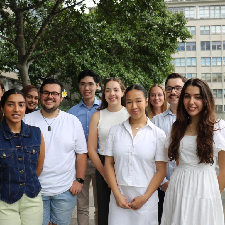 Group of UTS student representatives on campus