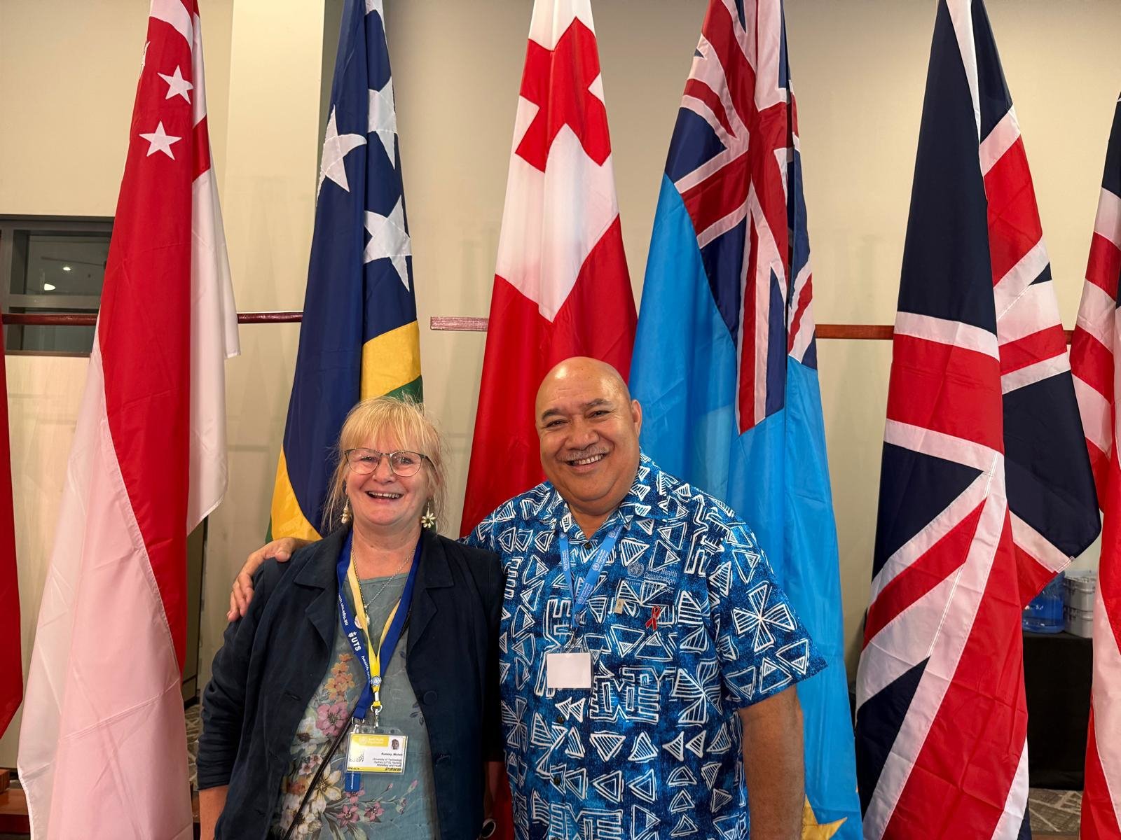 Prof Michele Rumsey and Regional Director Dr. Saia Ma'u Piukala