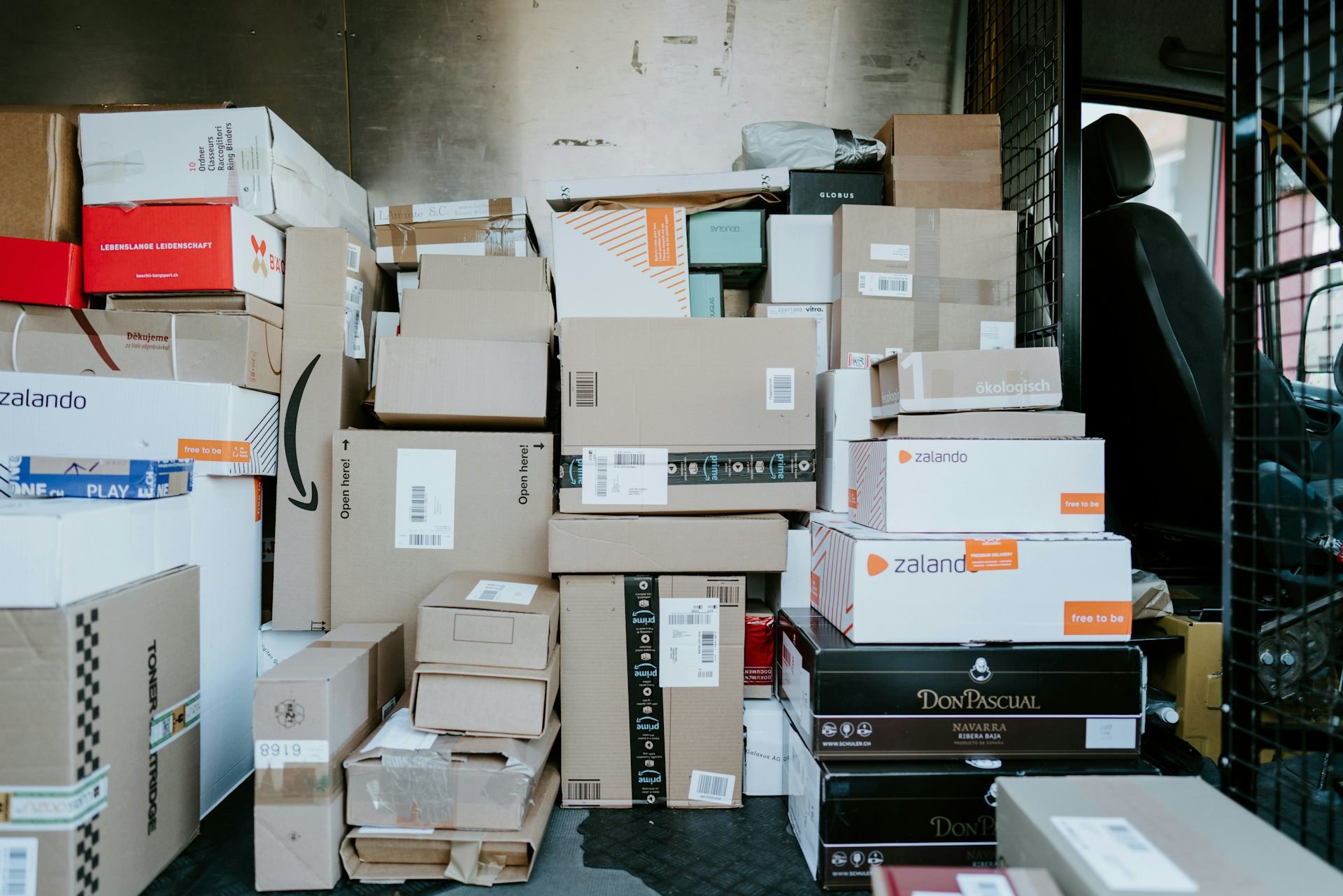 A large pile of shipping boxes. Picture: Claudio Schwarz/Unsplash