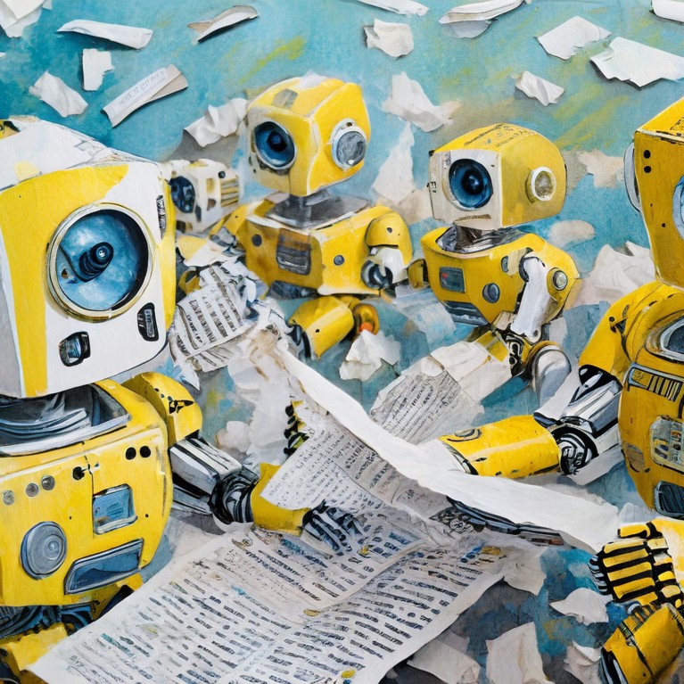 little bots and newspapers
