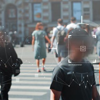 Face scanning in city environment
