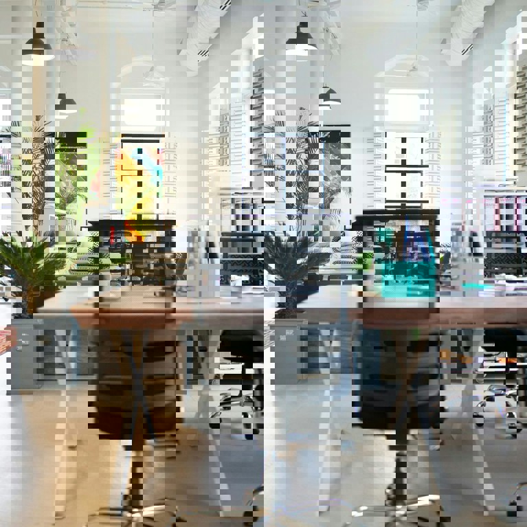 An office space with no one present. Picture: Raj Rana/Unsplash