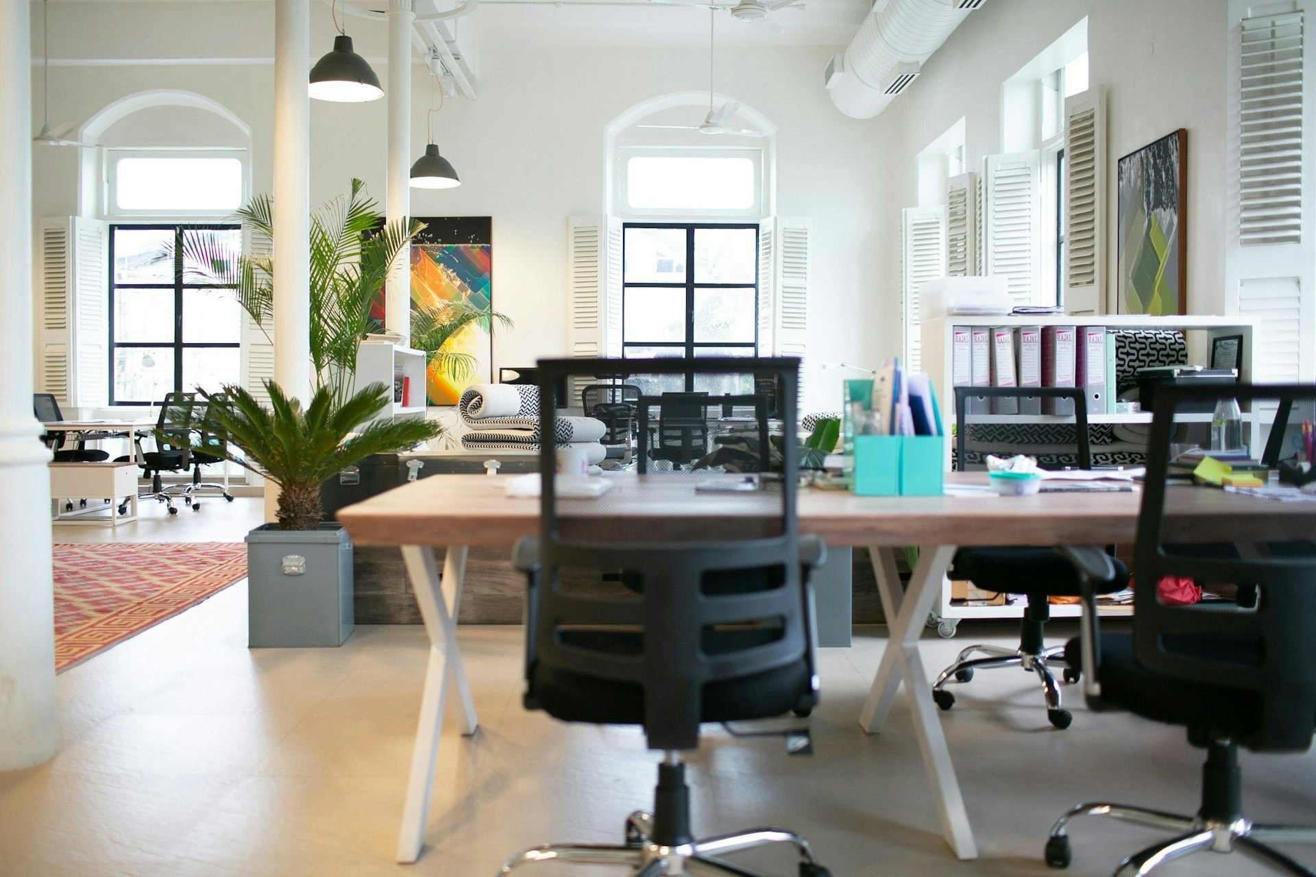 An office space with no one present. Picture: Raj Rana/Unsplash