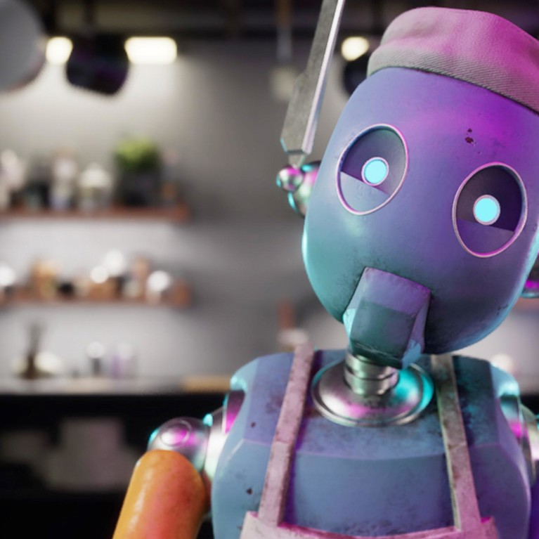 Robot from the Robo Ramen animated film