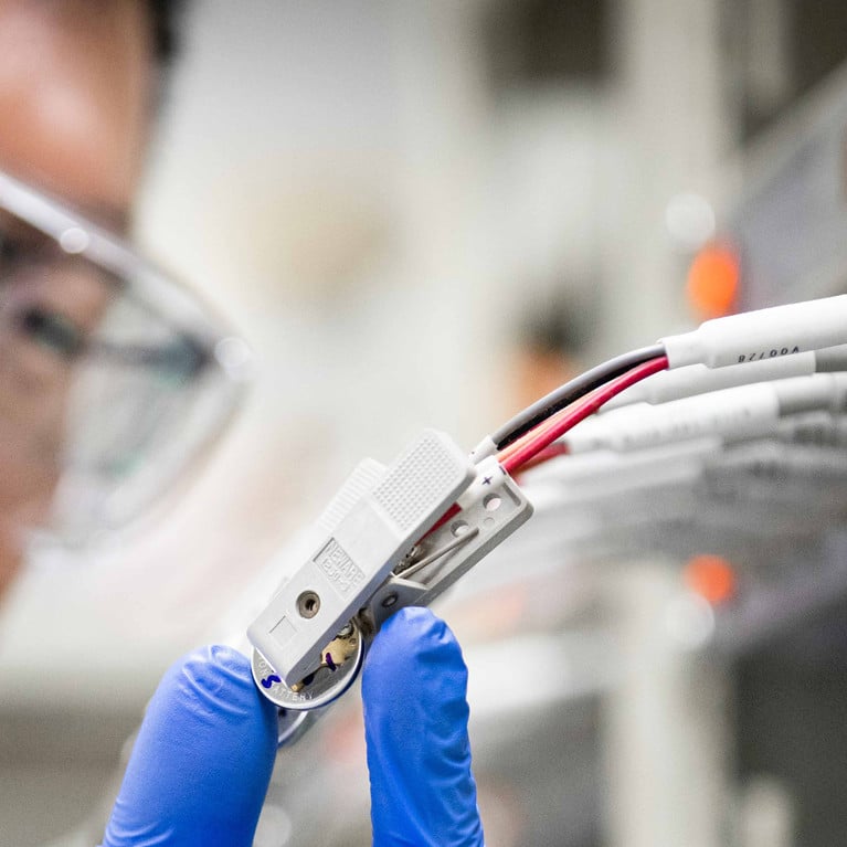 Photo of battery research
