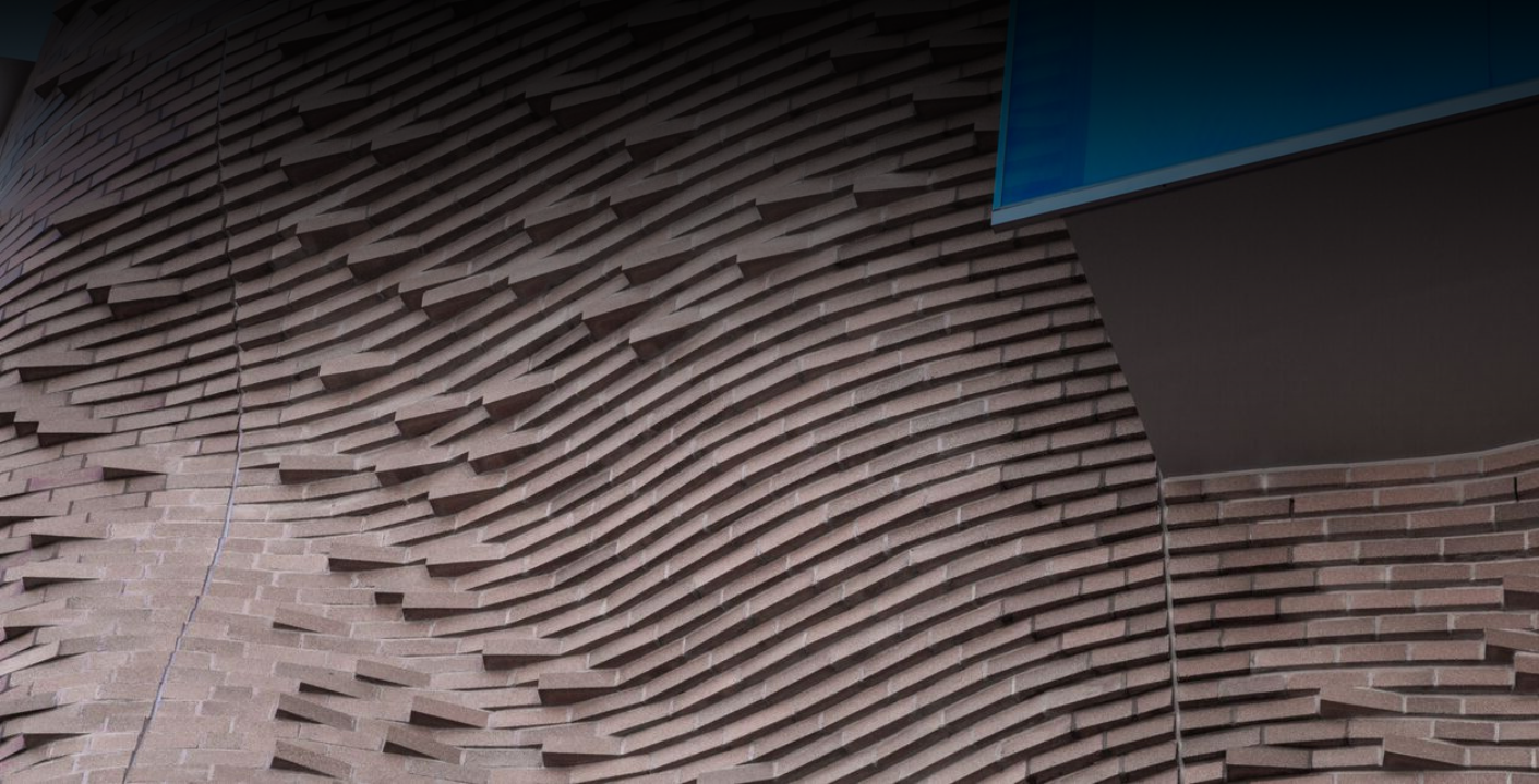 Close up photography of the UTS Building 8 brickwork.