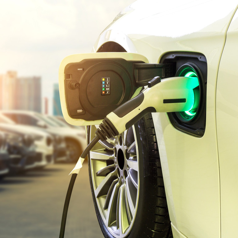 Power supply connect to electric car for add charge to the battery.
By Nischaporn Adobe Stock