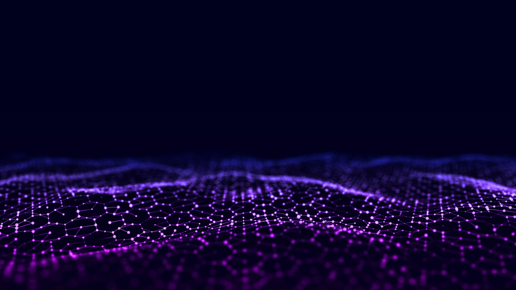 purple digital pattern on a black background