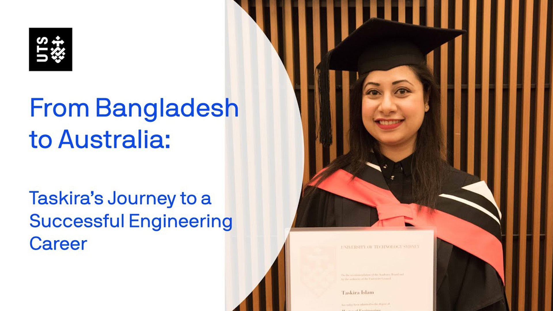 Engineering student Taskira Islam